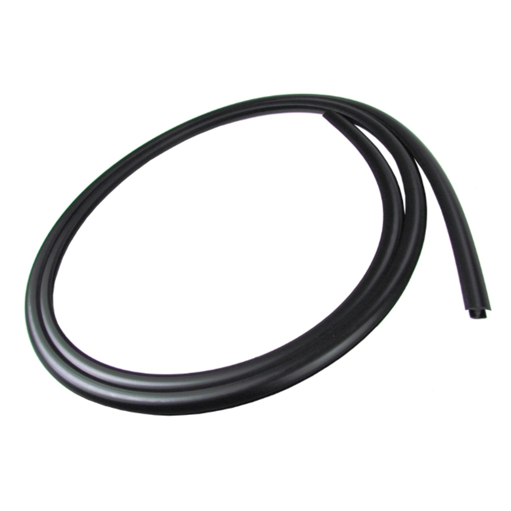 Windshield molding trim for Toyota 4Runner 1996-2002, 3-sided reveal molding in black without rain channel.