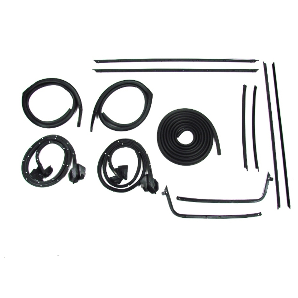 Weatherstrip Kit for 1970-1972 Chevrolet Chevelle Hardtop 2-Door, 13 Piece Set, Made in USA, High Quality Materials