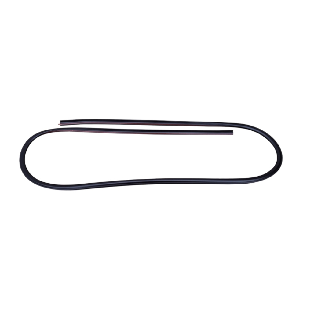 Windshield Molding Trim for 2006-2008 Honda Pilot Sport Utility 4-Door, Black Rubber Weatherstrip Molding Kit, Made in USA