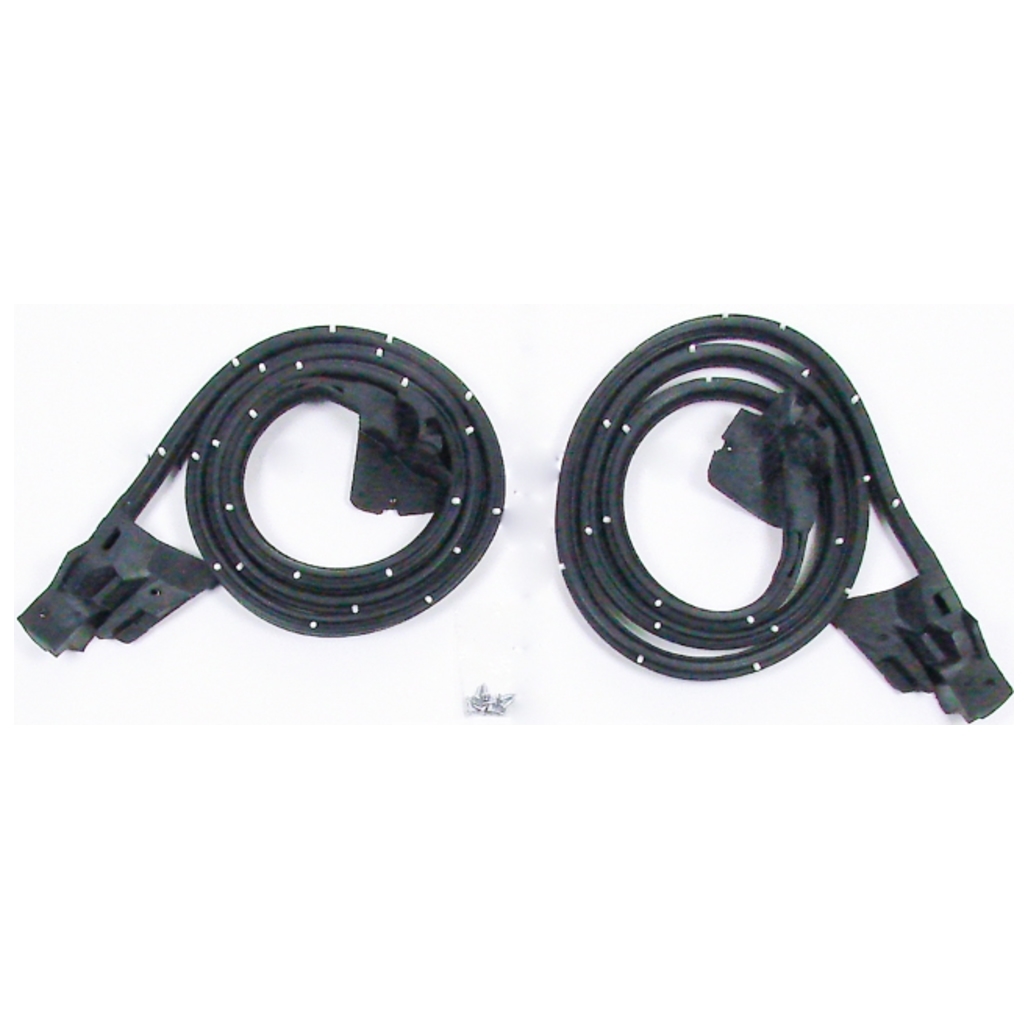 Weatherstrip Seal Kit for 1982-1987 GM Coupe, Left & Right Hand 2-Piece Set, EPDM Rubber, Easy Installation, Quieter Ride
