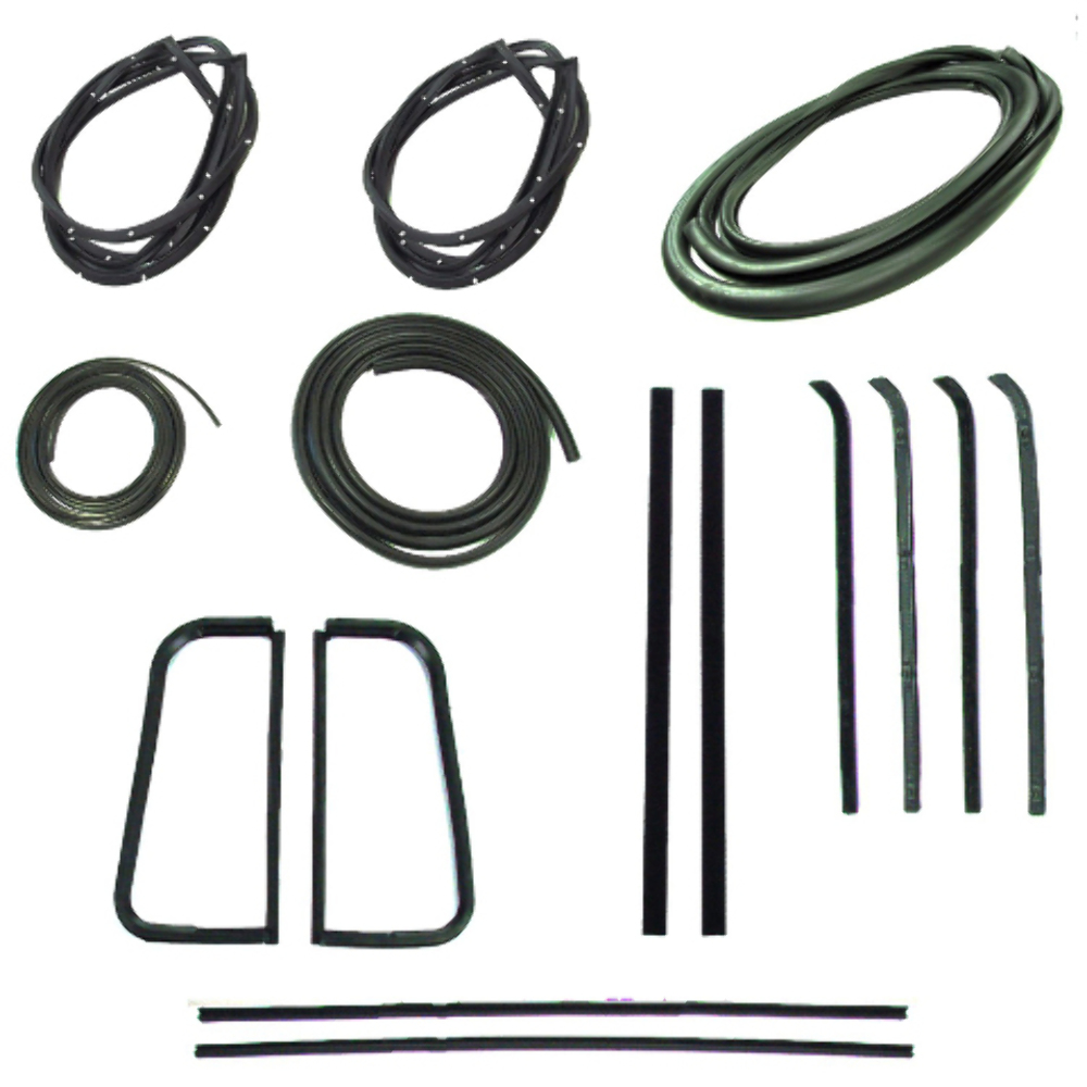 1955-59 GM Truck Door Seal Window Sweeps Channel Kit for Chevrolet/GMC - Protect Your Ride with Precision Quality & Warranty
