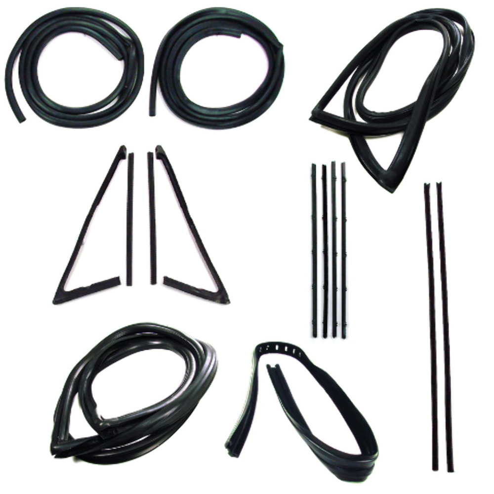 Door Seal Window Sweeps Channel Kit for Chevrolet C10, C20, C30 Convertible - Protect Your Vehicle's Interior w/ OEM Quality