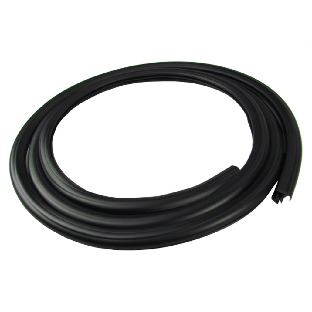 Windshield Molding Trim for 1993-1996 Toyota Corolla Sedan Wagon 4-Door, Black Rubber Weatherstrip, Made in USA.