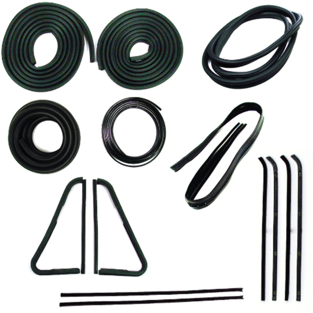 Door Seal Window Sweeps Channel Kit for 1964-1966 GM Vehicles - Protect Your Ride with Quality Weatherstrip Seals from the US