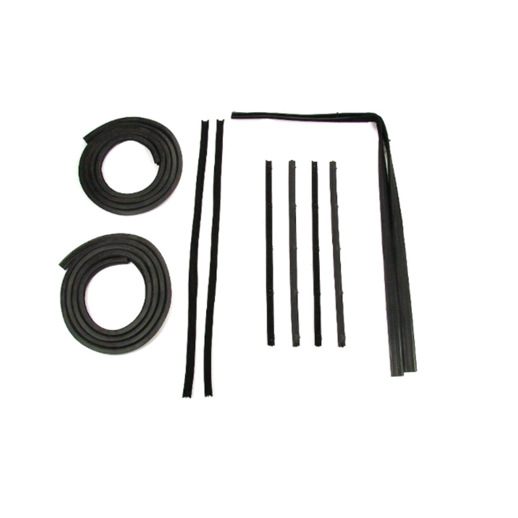 Door Seal Window Sweeps Channel Kit for 78-79 Dodge/Plymouth D100 D200 D300 - Left & Right 10pc Kit - Made in USA