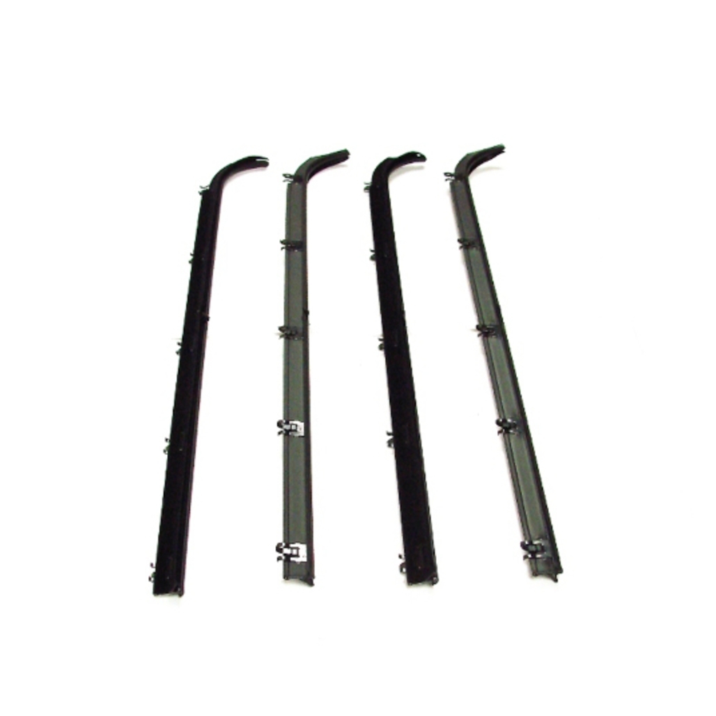 Replacement Window Sweeps Felt Kit for 1983-1990 Ford Ranger & Bronco II, Front Left and Right Hand - Set of 4 Pieces
