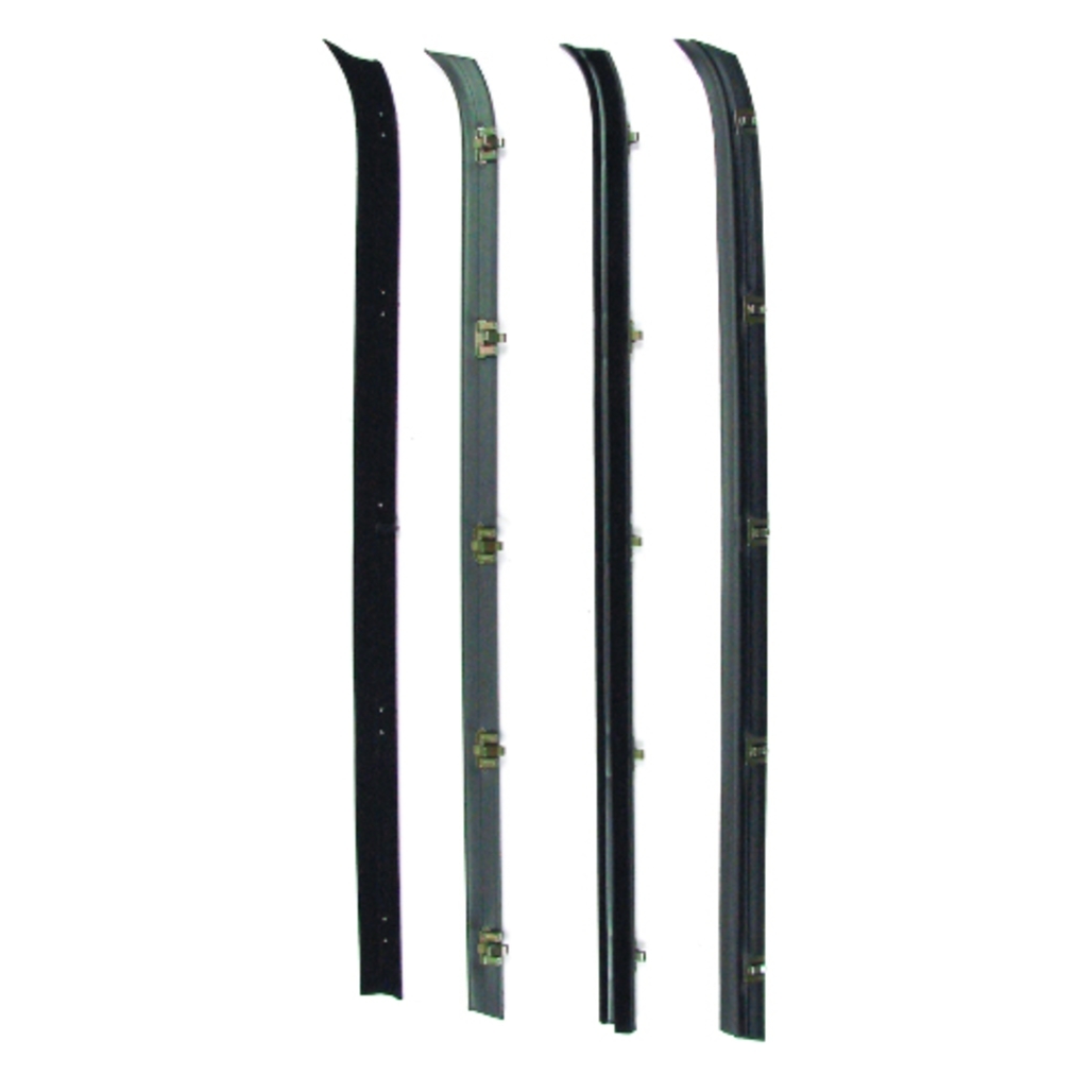 Window Sweeps Felt Kit Inner/Outer Left and Right Hand 4pc for Chevy/GMC 73-80 - High Quality Weatherstrip Seal