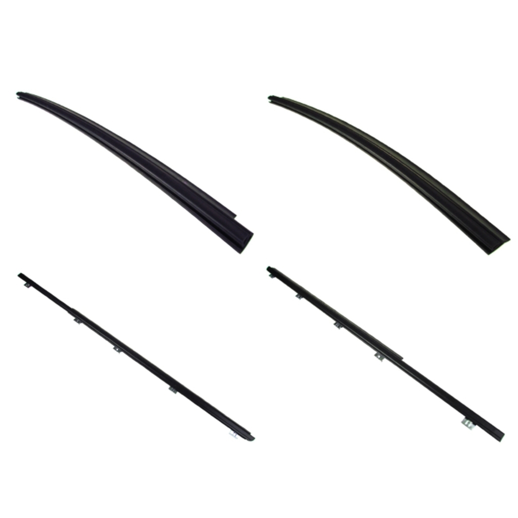 Window Sweeps Felt Kit Belt Line Weatherstrip for 84-96 Cherokee XJ - 4 Piece Set, Premium Quality, Made in USA