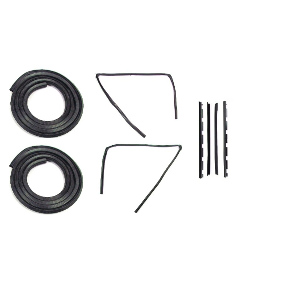 Door Seal Window Sweeps Channel Kit, Left and Right 8pc. for 1988-2002 Chevy/GMC