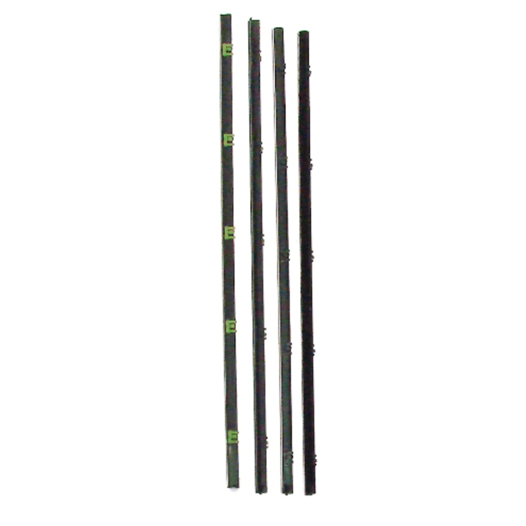 Window Sweeps Felt Kit Belt Line Weatherstrip for 67-72 GM, Chrome Inner/Outer, Left/Right Hand 4pc. Videos & Instructions