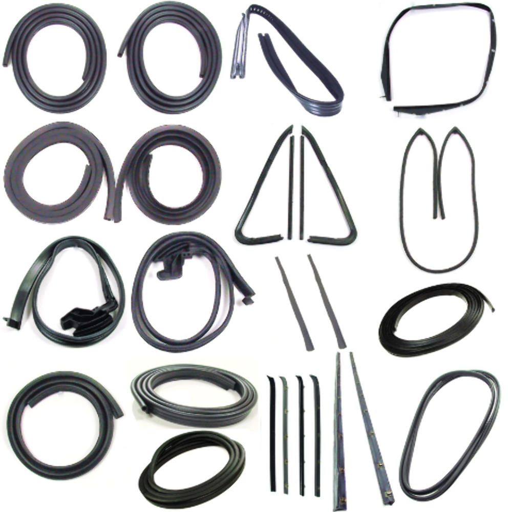 1976-77 GM Truck Door Seal Window Sweeps Channel Kit for Chevrolet/GMC K5 Blazer/Jimmy - Protect Your Vehicle's Interior
