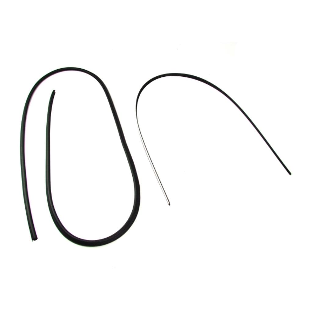 Windshield Molding Trim for 1990-2005 Mazda Miata Convertible 2-Door, Black, 3-Sided Kit, Made in USA, Lifetime Warranty.