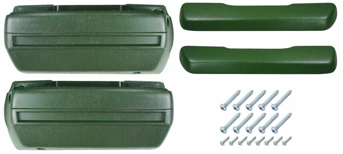 Armrest Kit for 68-70 Buick GM Olds. Pontiac A-Body Front Jade Green AK16-JG