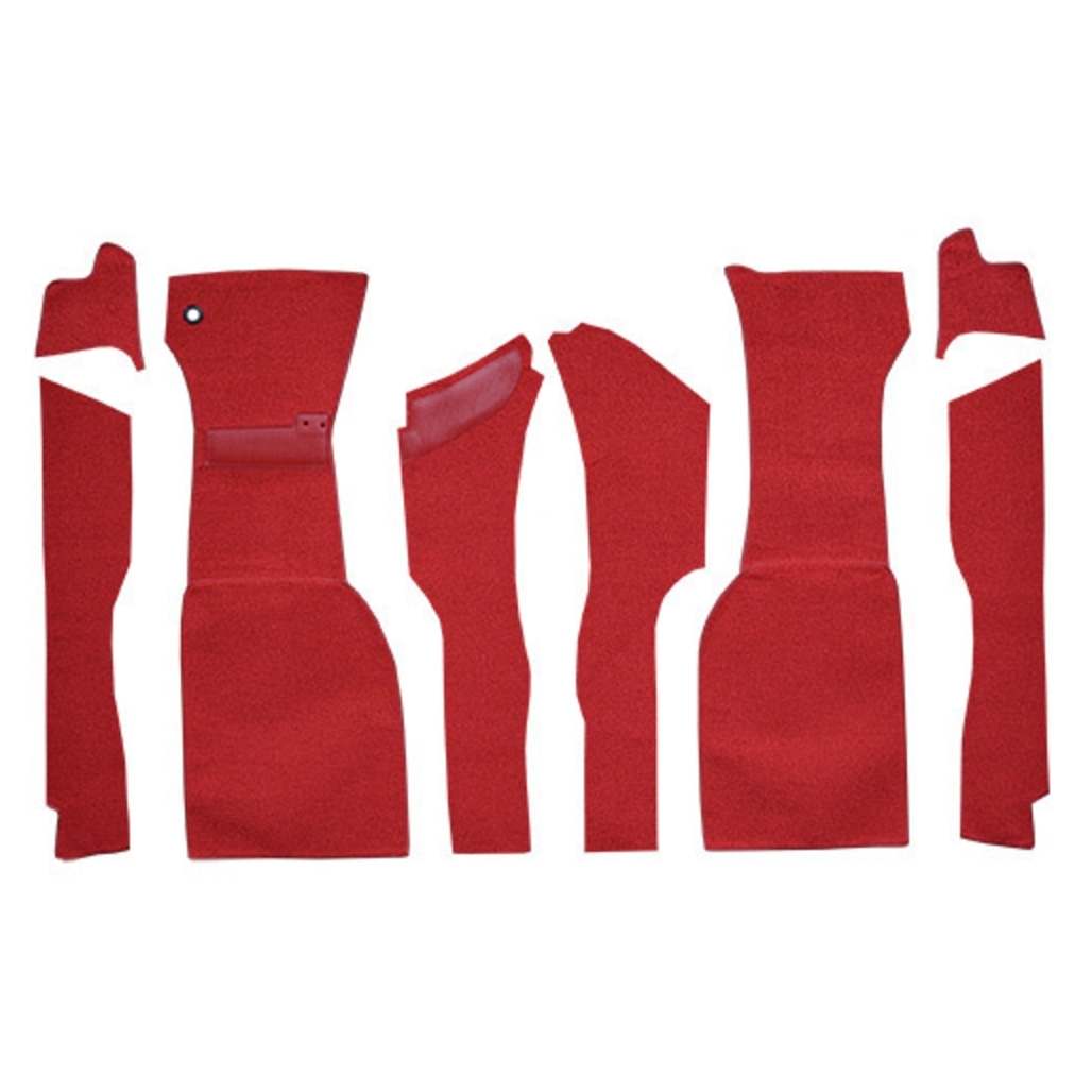 Carpet for Vintage Chevy Corvette Interior, Molded Style, Quality, Complete Kit with Trimmed Edges - Improve Your Car's Look!