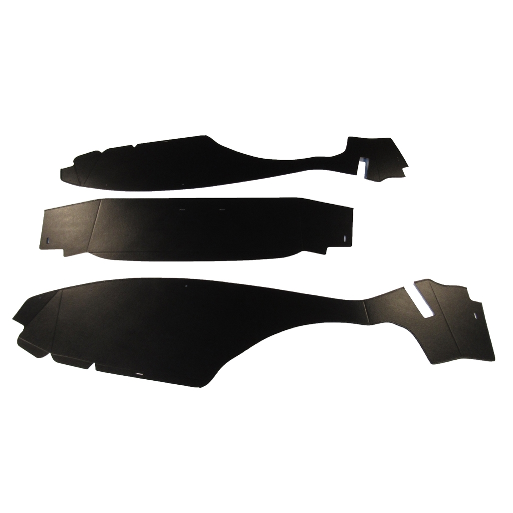 Trunk Side Panel Board for 57 Cadillac Eldorado 2DR Hardtop Panelboard 3pc