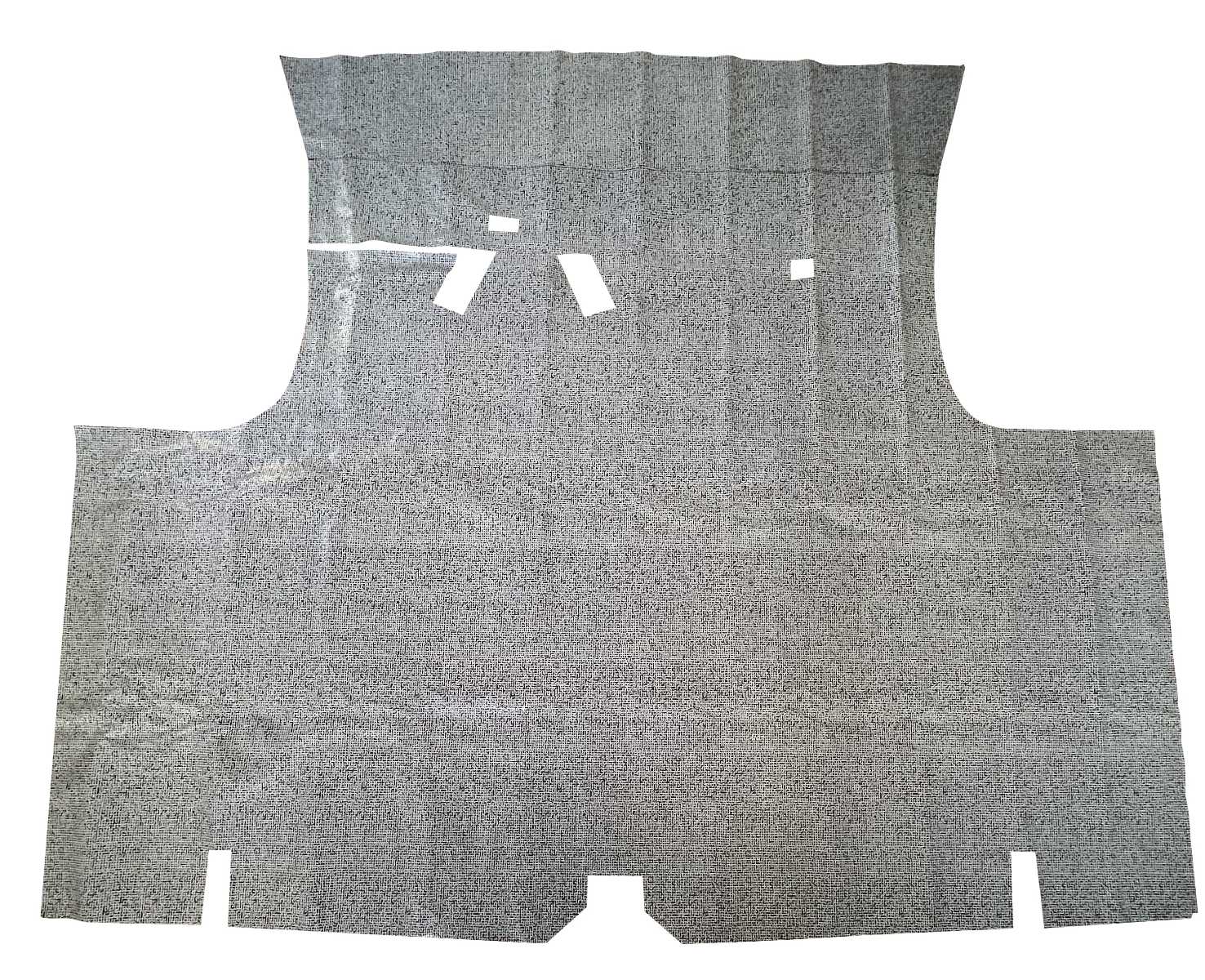 Trunk Floor Mat Cover for 1963-1964 Chrysler 300 & Newport Convertible, Gray Vinyl, US-made, OEM Quality.