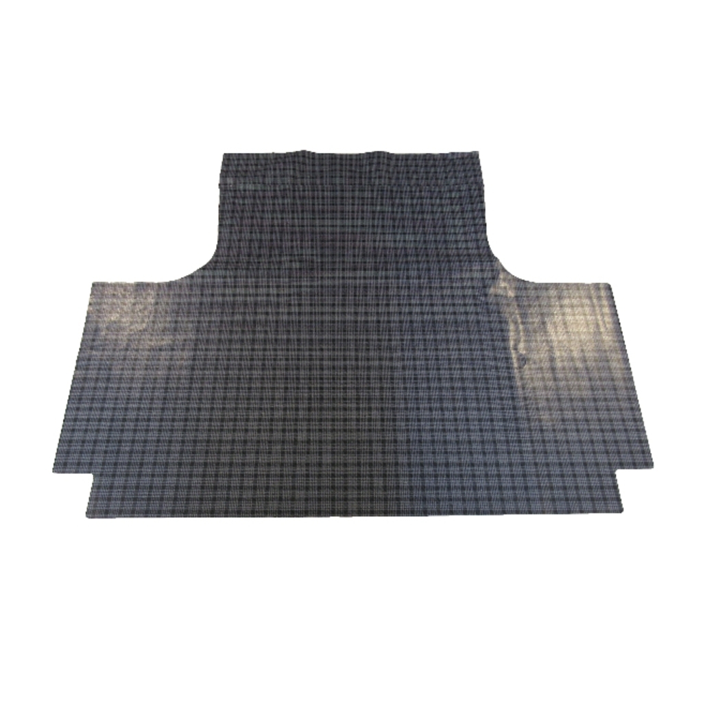 Trunk Floor Mat Cover for 1968 Chrysler 300 Convertible, Gray Herringbone Vinyl, US-Made, OEM Quality.