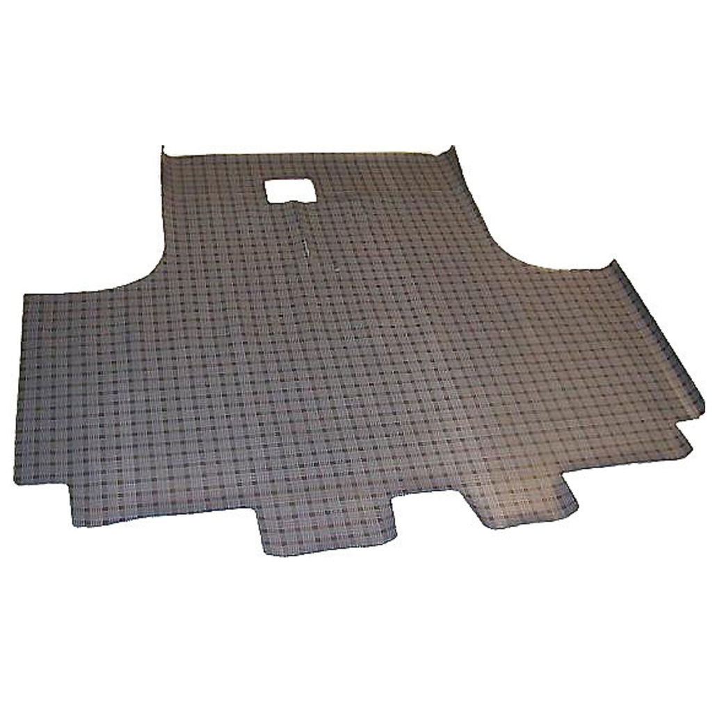 Trunk Floor Mat Cover for 1969-70 Chrysler 300 Convertible, Gray Herringbone Vinyl, US-made OEM-quality protection.