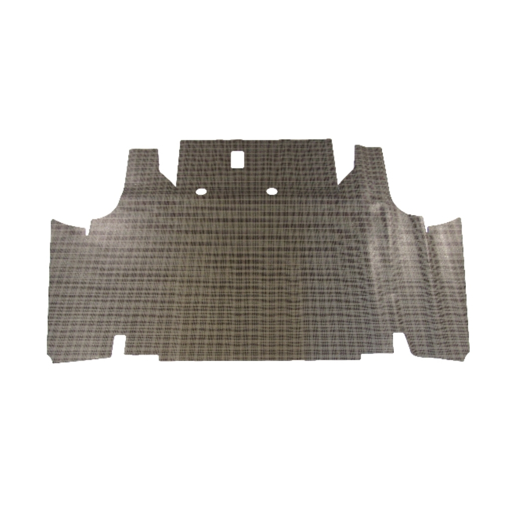 Trunk Floor Mat Cover for 1970-1971 Mercury Cyclone 2DR Vinyl Small Ford Plaid, front area, US-made, OEM quality replication.