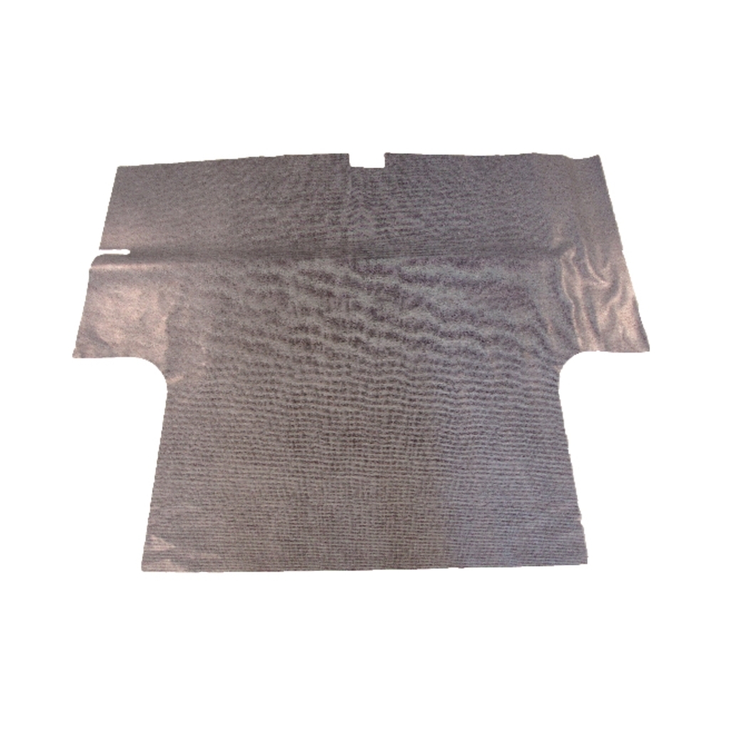 Trunk Floor Mat Cover for 67-69 Dodge Dart Hardtop, Gray Herringbone Vinyl, US-made, OEM Quality, Front Area Protection