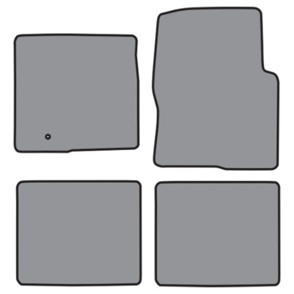 Floor Mats for 2009-2014 Ford F-150 Crew Cab (FM335 FM335R) Cutpile 4Pc