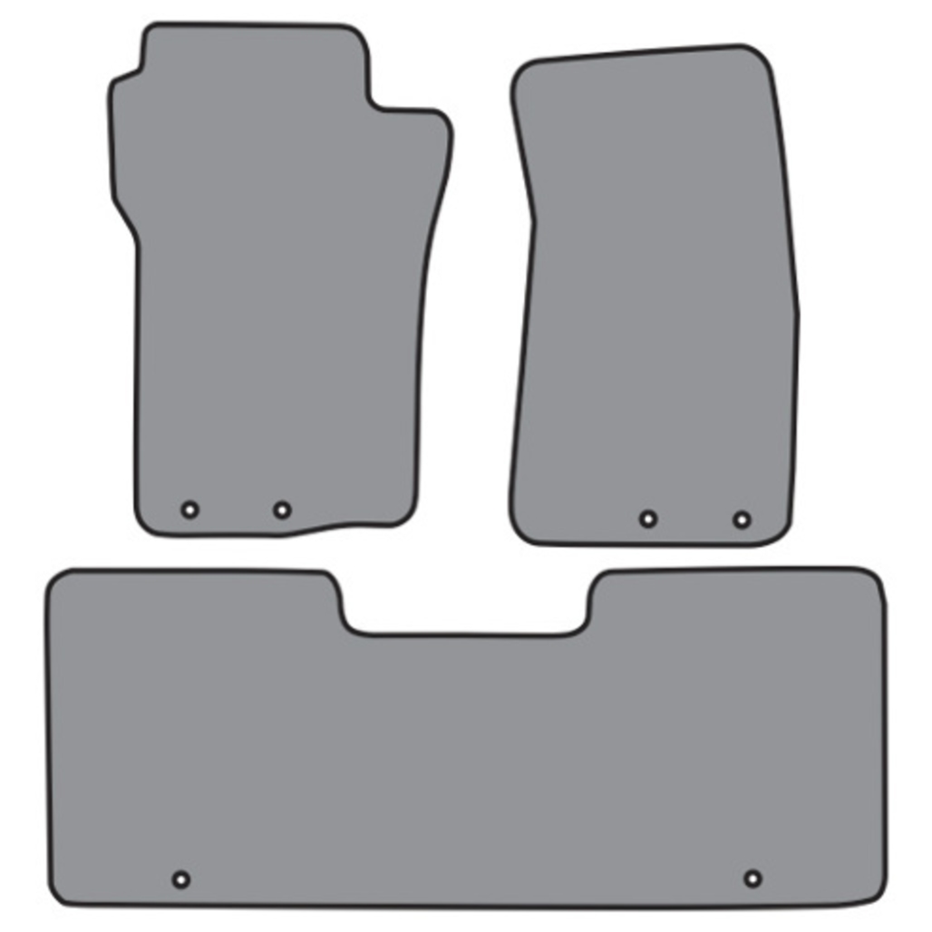 Floor Mats for 2001-2005 Ford Explorer Sport Trac Frts & Rr Cutpile 3Pc
