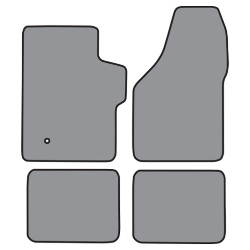 Floor Mats for 2008-2016 Ford F-550 Super Duty Crew Cab 4pc (FM363 FM363R)