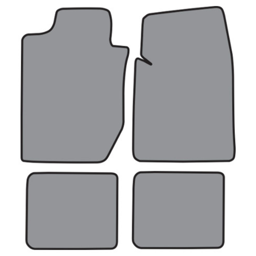 Floor Mats for 1997-04 Dodge Dakota Crew Cab (FM108F FM18R) Cutpile 4Pc