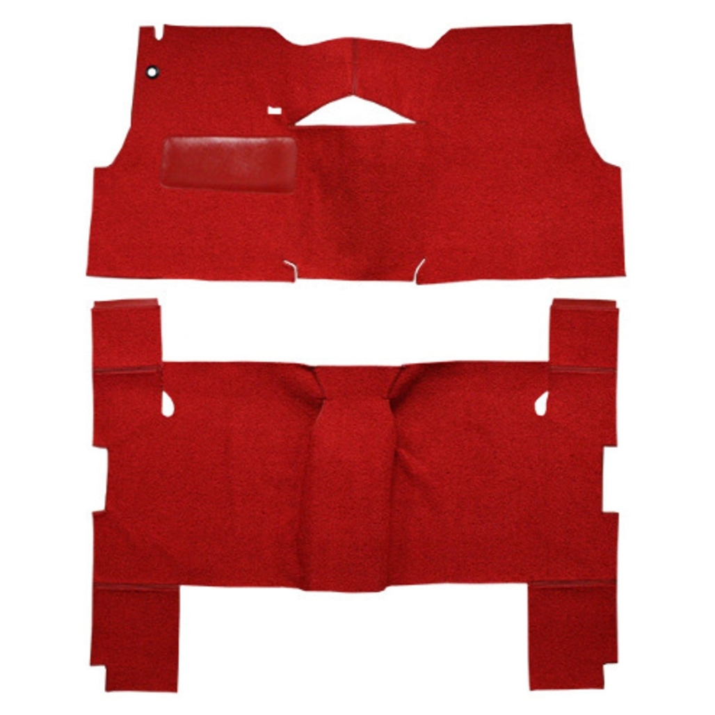 Interior Carpet for 1955 Chevrolet Bel Air Wagon - Custom-fit, US-made automotive-grade carpet kit with padding & heel pads.