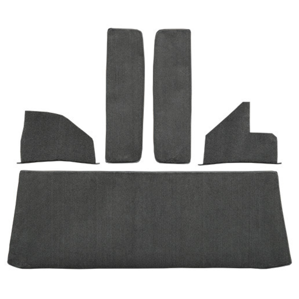 Carpet for Chevrolet Truck Rear Cab Wall Door & Kick Panels Loop, Precision-cut Automotive-Grade Flooring Replacement.