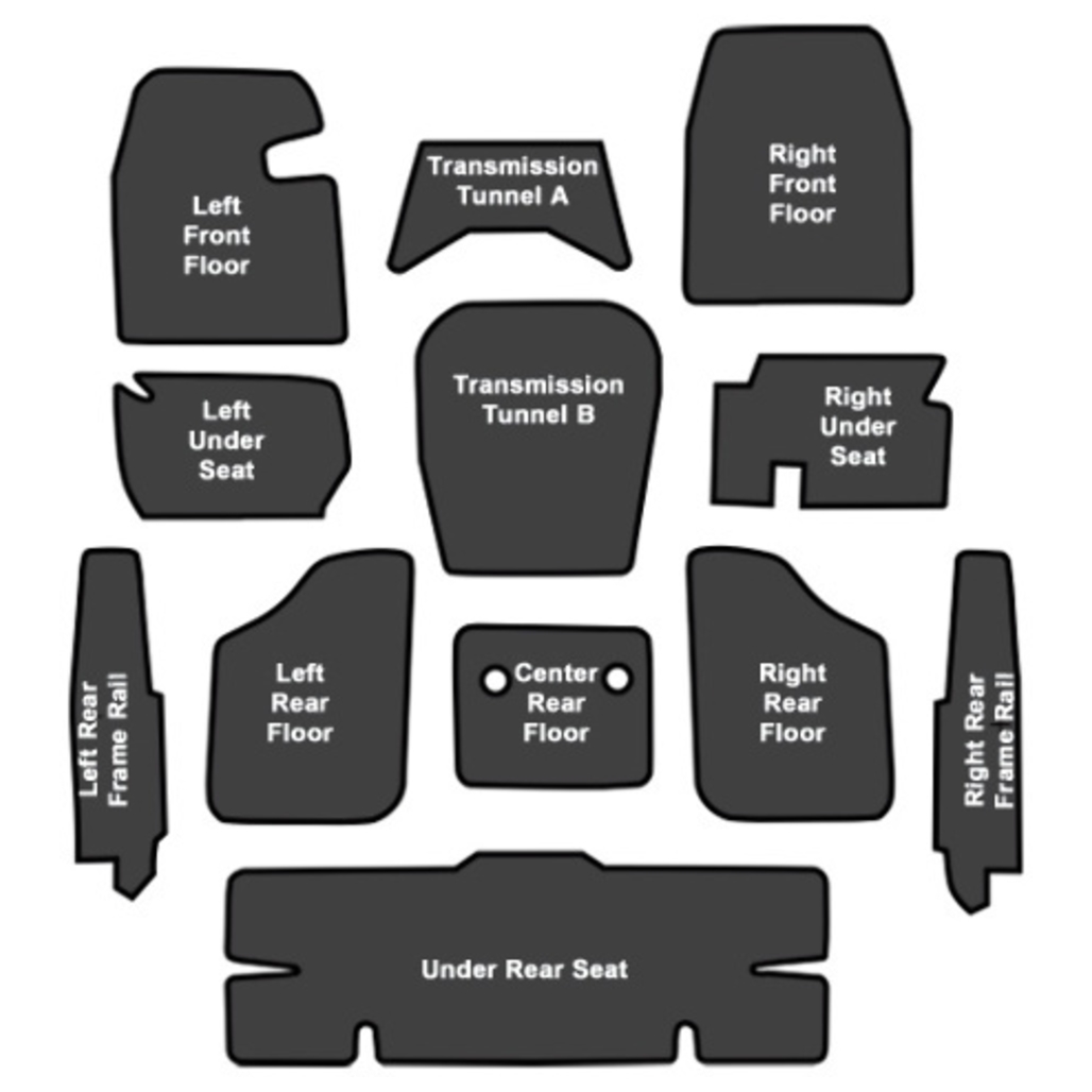 Sound Deadener for 1962-1964 Pontiac Grand Prix Die Cut EVA Complete 12Pc Sound Deadener for 1962-1964 Pontiac Grand Prix Die Cut EVA Complete 12Pc