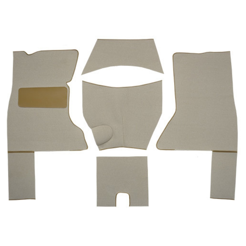 Carpet for Vintage Chevrolet Corvette Interior Restoration Kit - Made in USA, Precision Cut & Sewn Design.