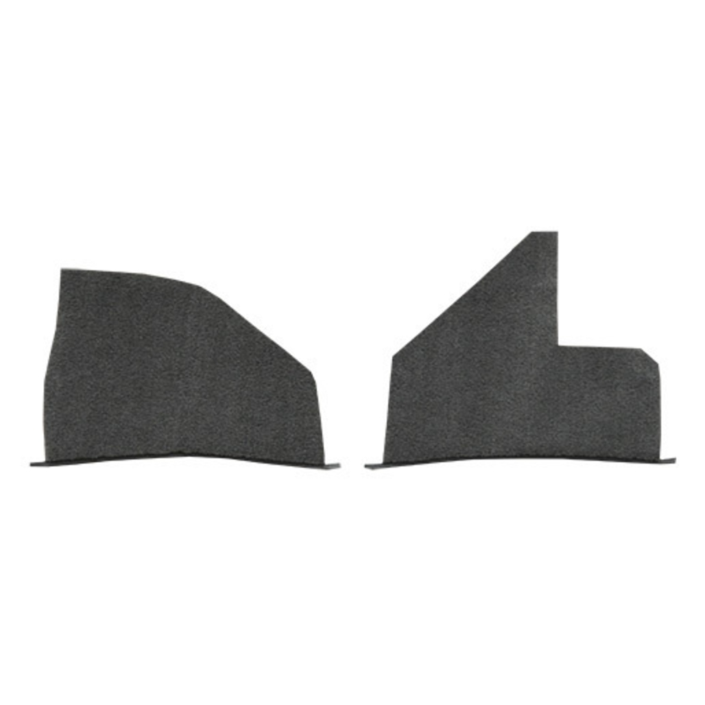 Carpet for 1955-1958 Chevrolet Truck Kick Panel Inserts without Cardboard - die-cut carpet kick panel insert set.