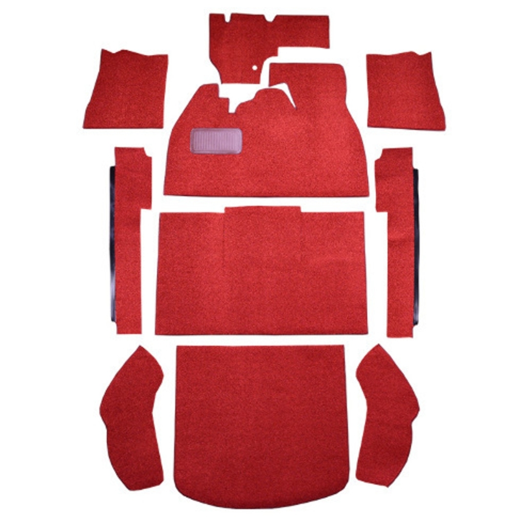 Carpet for Vintage Volkswagen Beetle 2DR Sedan - Complete Interior Flooring Kit, US-made Cut & Sewn Style.