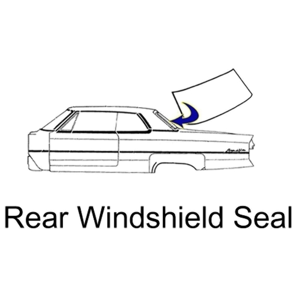 Rear Window Gasket Weatherstrip Seal for Ford LTD 1967-1969 Hardtop 1Pc Rear Window Gasket Weatherstrip Seal for Ford LTD 1967-1969 Hardtop 1Pc