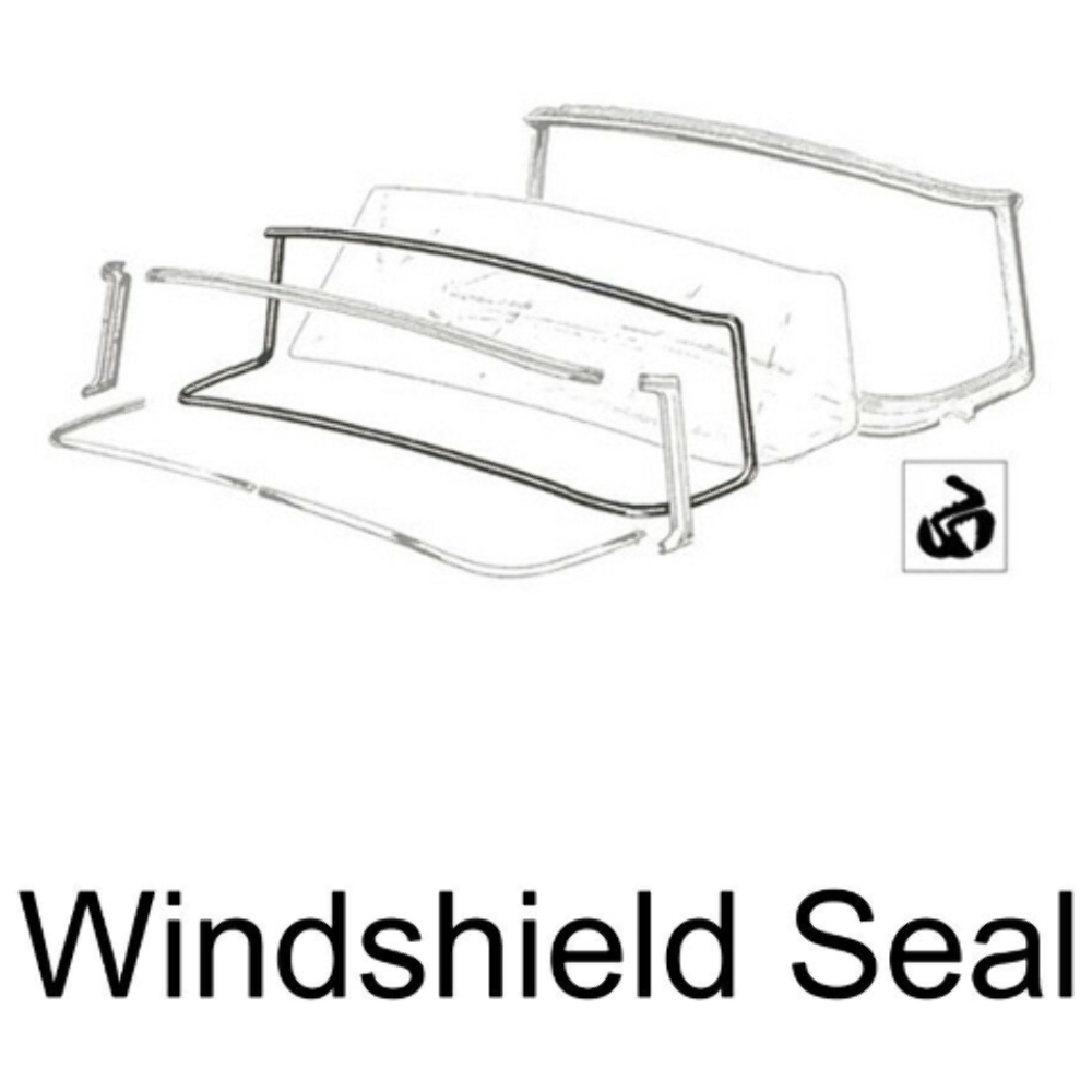 Windshield Gasket Weatherstrip Seal for Ford / Mercury All Cars 55-56 1Pc Windshield Gasket Weatherstrip Seal for Ford / Mercury All Cars 55-56 1Pc
