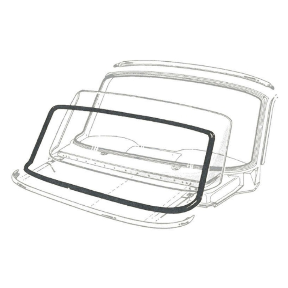 Windshield Gasket Weatherstrip Seal for Ford Falcon, Comet 1960-1965 1Pc Windshield Gasket Weatherstrip Seal for Ford Falcon, Comet 1960-1965 1Pc