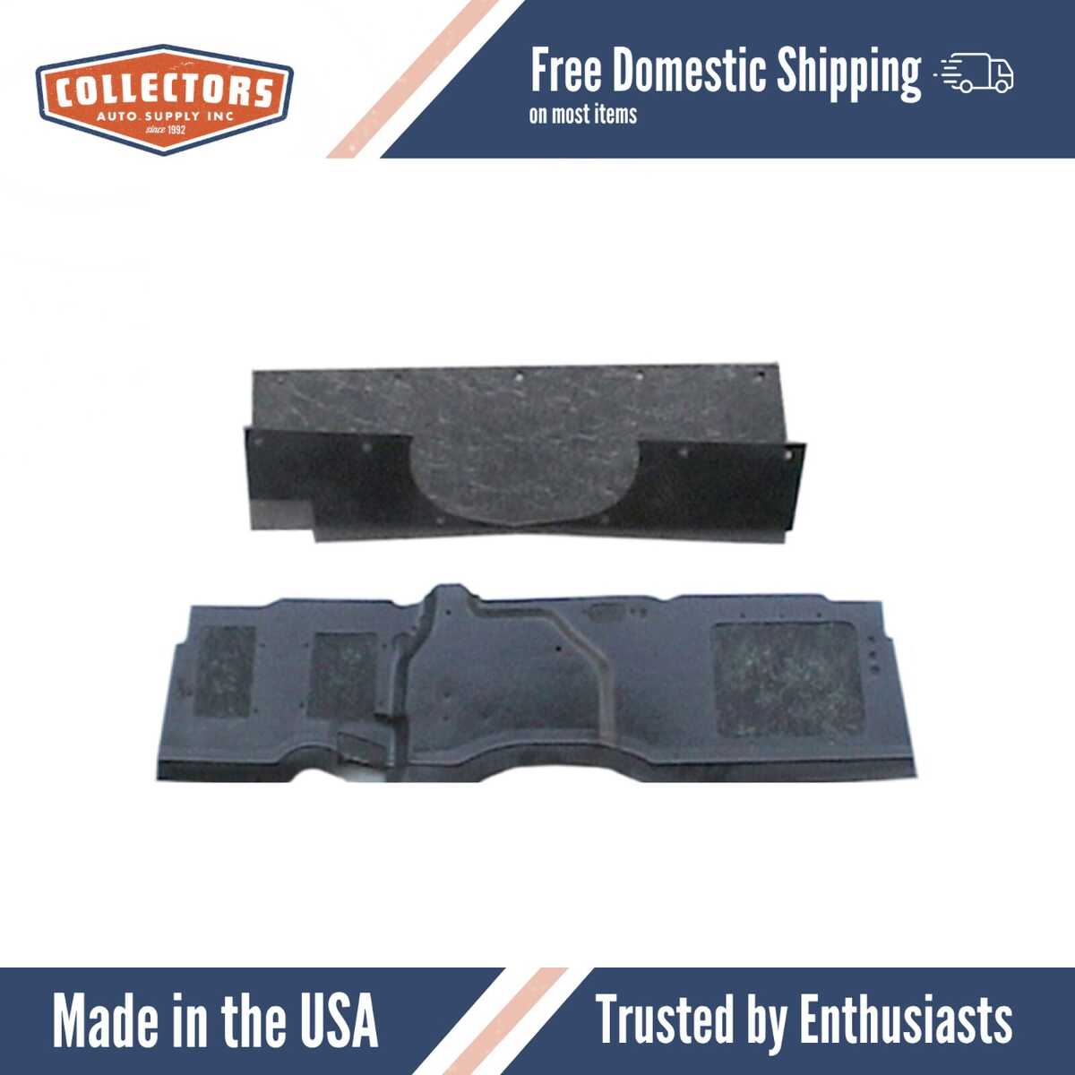 1955-1956 Oldsmobile 88-98 Firewall Insulator..- w/ Sewing..- Fiberglass Insulation