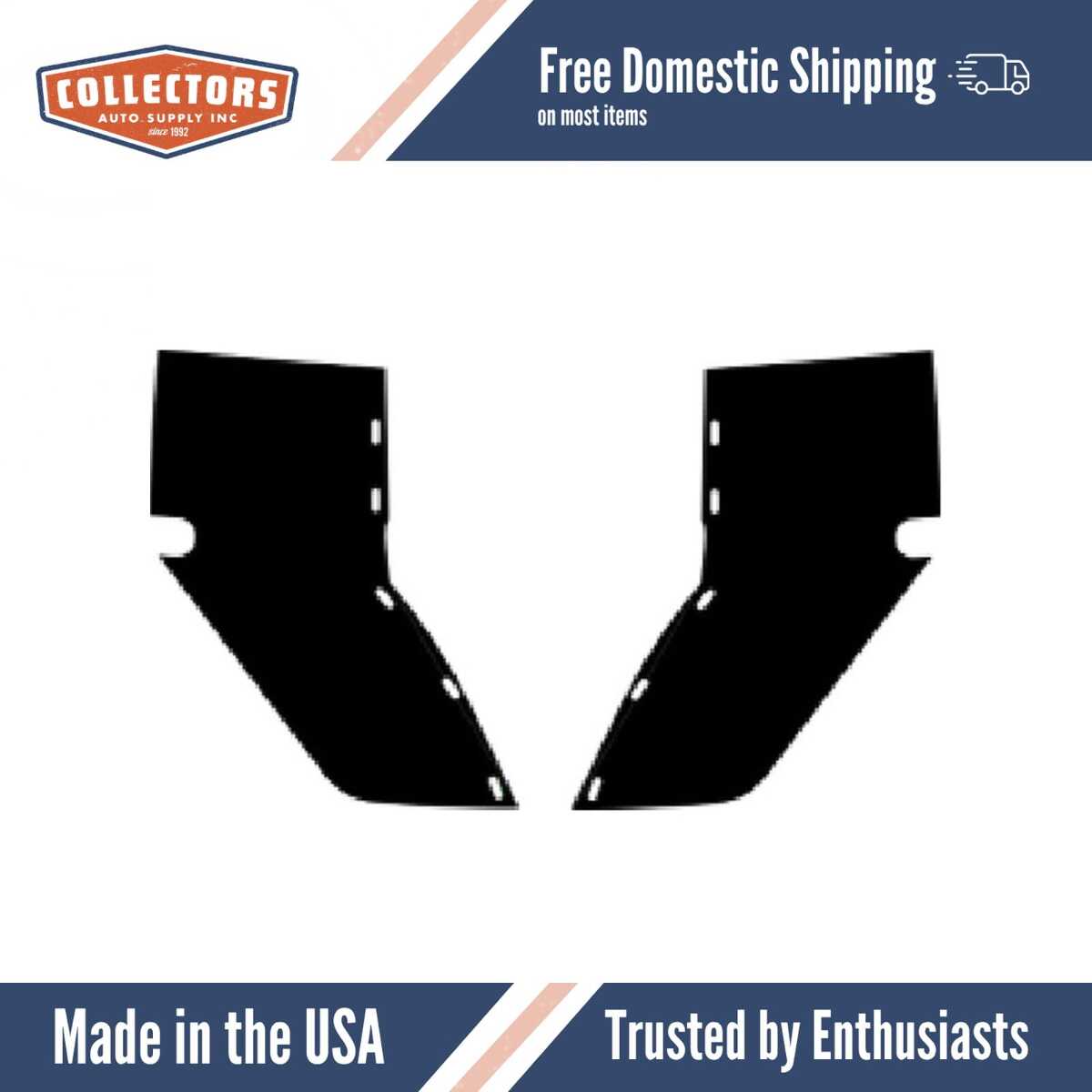 1937-1941 Willy's Truck Kick Panel Set (ABS Plastic)