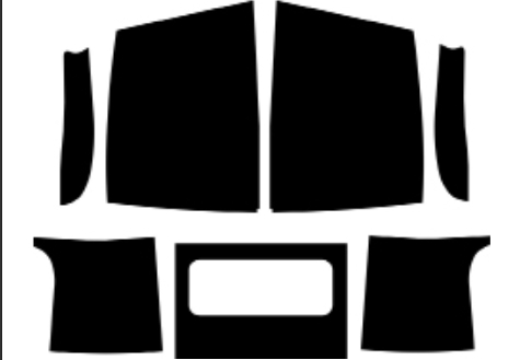 1948-53 Dodge Truck 3 Window Headliner