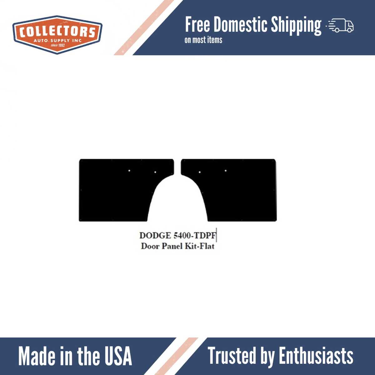 1954 Dodge Truck Door Panels (ABS Plastic)