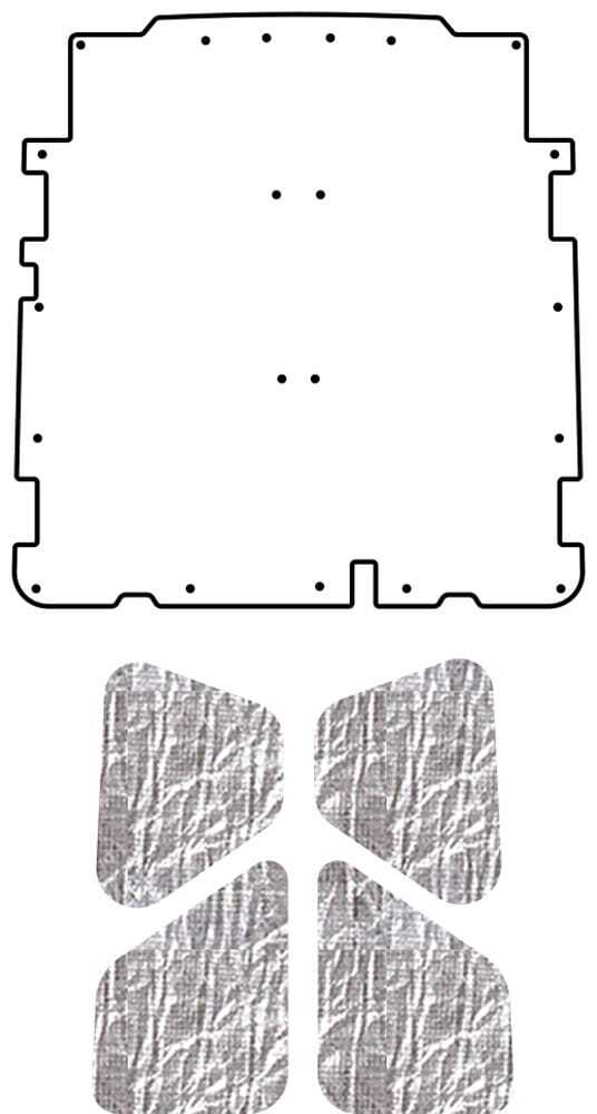 1965 Lincoln Continental Under Hood Cover-Smooth