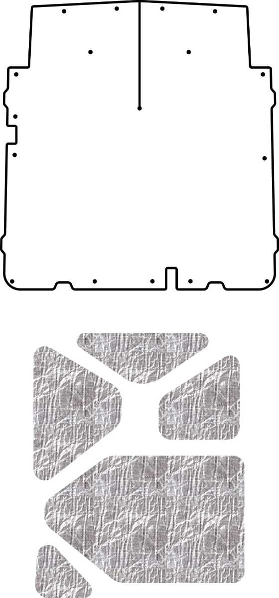 1961-64 Lincoln Continental Under Hood Cover-Smooth