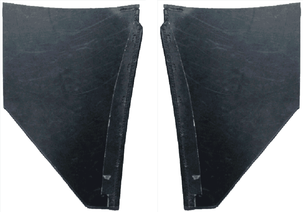 1941-42 Packard 115-120 Kick Panel Set (ABS Plastic)