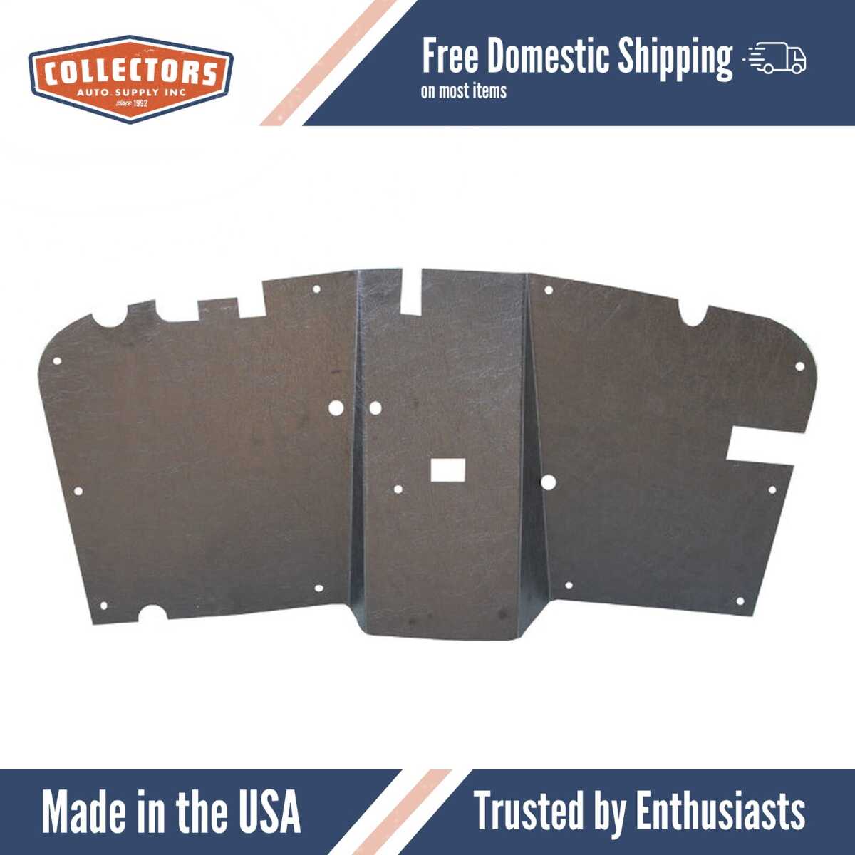 1936 International Truck Firewall Insulator..- Heat bend..- Heatshield ..