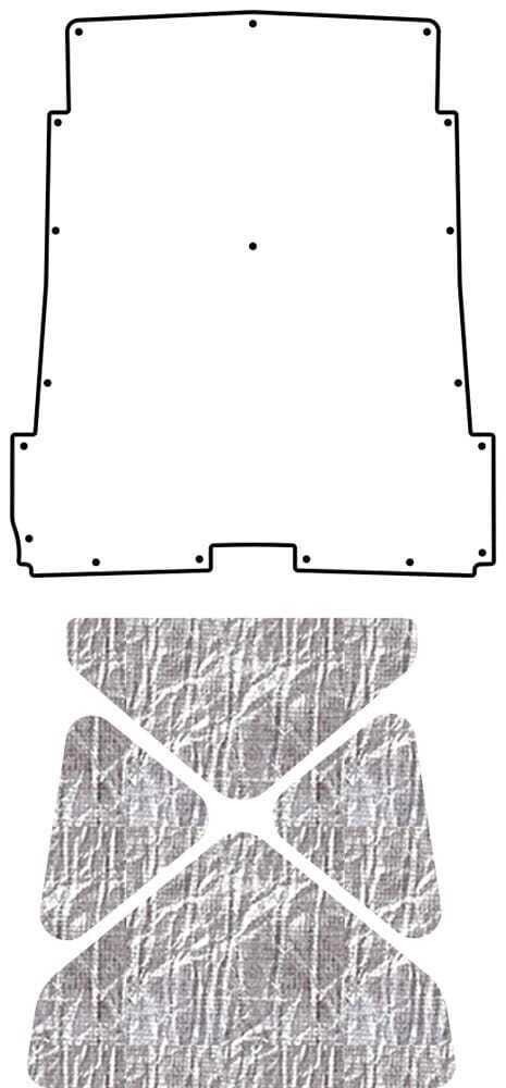 1959 Mercury Under Hood Cover-Smooth