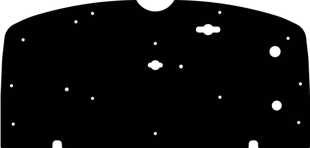 1931-1932 Desoto Firewall Insulator Flat 1931-1932 Desoto Firewall Insulator Flat