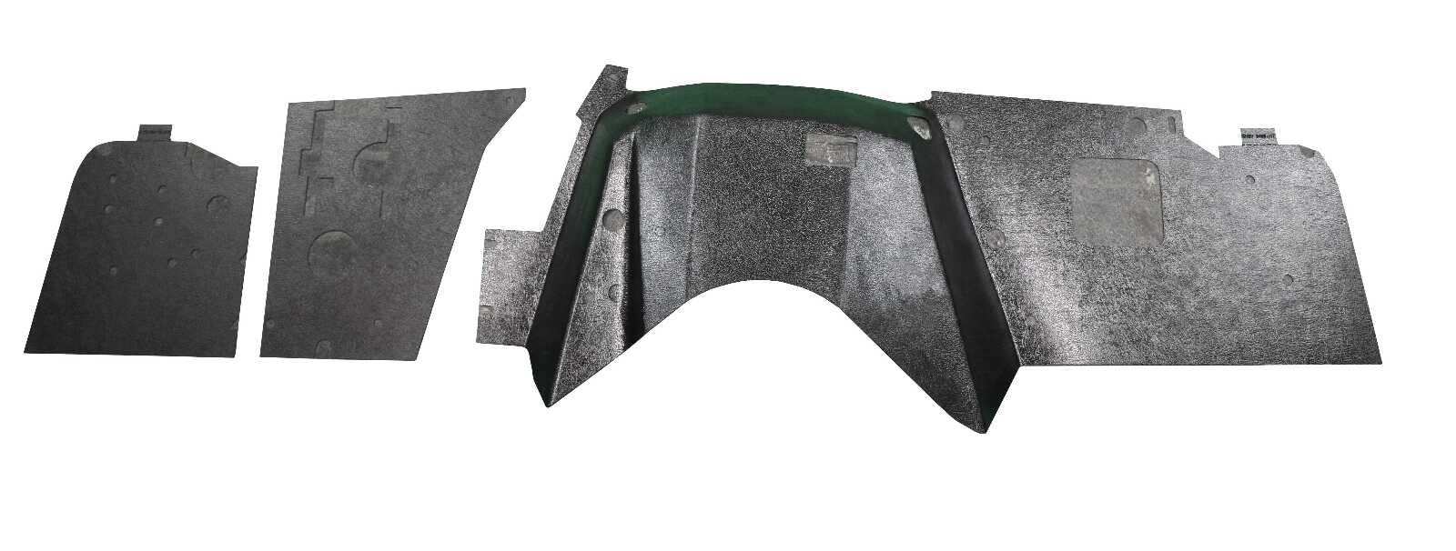 1964-1966 Chevy Truck 1/2 Ton Firewall Insulator-Heater..3-PIECE..- Fiberglass Insulation