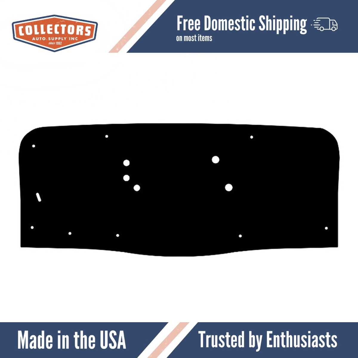 1935 Cadillac 10-20-30-C Flat Firewall Insulator