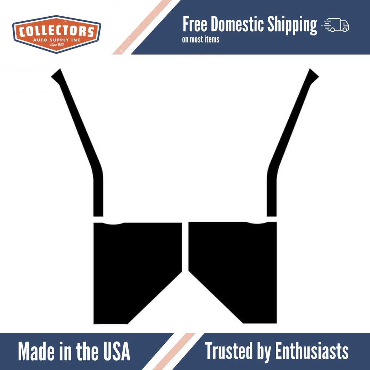 1936-1938 Dodge Truck 2nd Series Cowl/Windshield Stanchion Set STYLE 1(ABS Plastic)